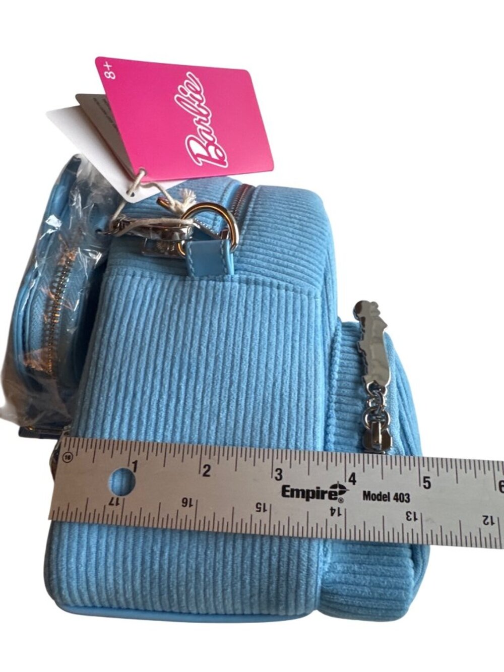 Loungefly Barbie Ken Mini Backpack Corduroy Blue Convertible Crossbody NWT - Picture 12 of 16
